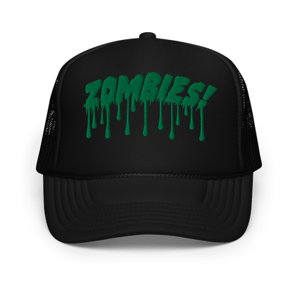 Zombies Embroidered Foam trucker hat - Game Over Gear